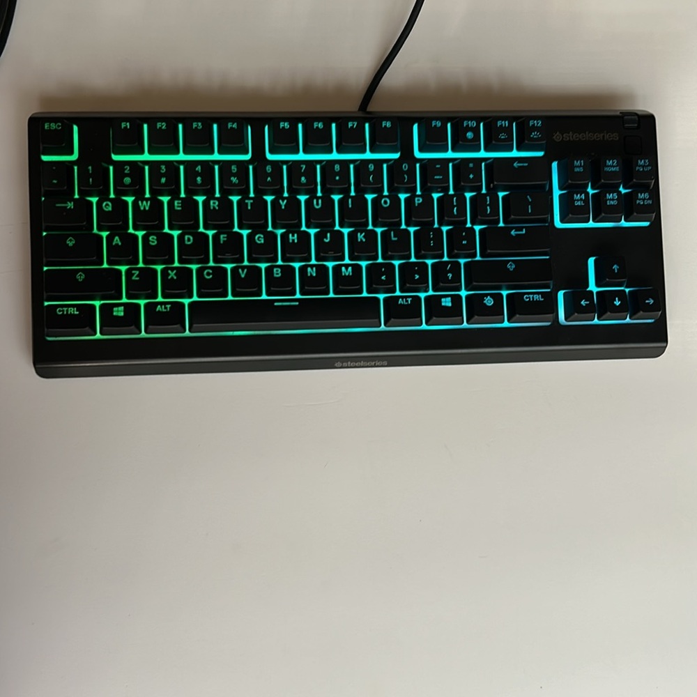Steelseries APEX 3 Tenkeyless Glowup Gaming Water Resistant Keyboard, Wired